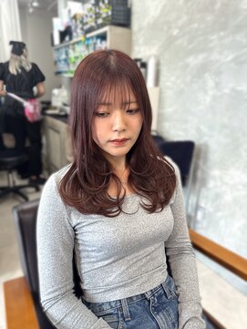 シエル 羽生店(Ciel) ピンクブラウン×レイヤーカット