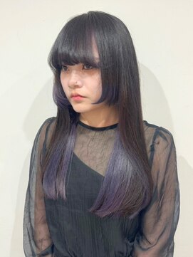 TJ天気予報 3t 日進店 顔まわりレイヤー/デザインカット/インナーカラー/透明感/艶感