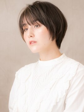 カバーヘア ブリス 戸田公園西口店(COVER HAIR bliss) フェイスフレーミング大人ガーリー丸みショートX戸田公園20代