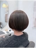 コロンと丸みショートボブ