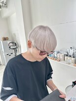 ジュベ(juve.)&nbsp;大分メンズショートホワイトカラーマッシュ