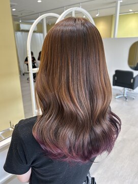 グラム 呉羽店(gram) 裾カラー×ラベンダーピンク