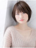 ひし形ショートボブ/レイヤーボブ/小顔/絶壁/30代40代50代