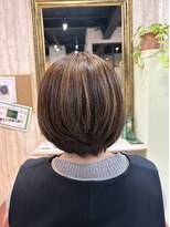 ネクサス イング 宮野木店(nexus-ing) 大人の上品丸みショートボブ×立体感を生むしらが活かし
