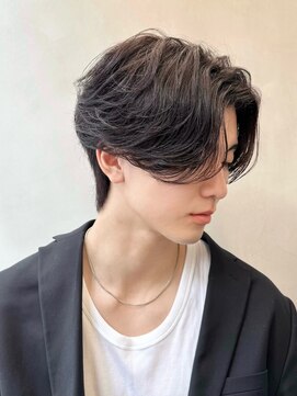 ネーム バイ グロー 大宮(NE:M by GLROW) men's/ツイストスパイラル/リバースセンターパート/大宮/メンズ