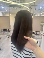クク(coucou) ツヤツヤにまとまる~髪質改善ストレート(縮毛矯正)