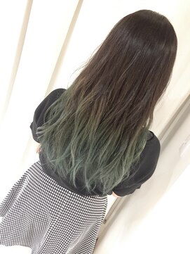 エイト 溝の口店(EIGHT) 【EIGHT溝の口】デザインカラー_切りっぱなしボブ