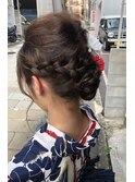 浴衣ヘア♪結婚式にもオススメなまとめスタイル♪♪