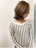 《GRANDLINE松本》ハイライト　グレーベージュ　ミルクティー