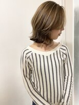 グランドライン(GRAND LINE)&nbsp;《GRANDLINE松本》ハイライト　グレーベージュ　ミルクティー