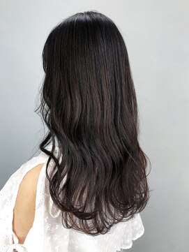 アイティー バイ アルバム 中野店(IT by ALBUM) ダークブラウン_ラベンダーカラーくびれミディ_ba304482