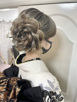 アチーブ 姫路店(Achieve) 花アップ(姫路ヘアセット専門店achieve)