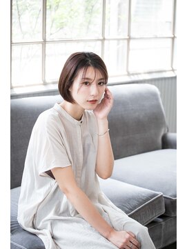 カリン 横浜店(carin) 【carin横浜】ショートボブ/ショコラベージュ/暗めカラー