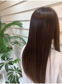 20代30代40代☆大人きれいヘーゼルベージュ☆髪質改善ストレート