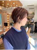 【石田勇士郎】インナーカラー髪質改善厚めバングスリークボブ