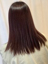 ヘアーメイク トレコローリ(hair make trecolori) 【trecolori 津田沼】バーガンディー