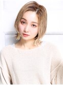 大人可愛い２０代３０代４０代小顔ハイライトカラー 外国人風B3