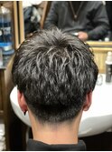 束感ツーブロマッシュ