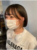 イヤリングカラー　ケアブリーチ　モテカラー　ホワイトベージュ