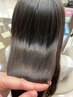 サラサラのツヤ髪に　髪質改善メテオトリートメントカラー+カット￥12,600