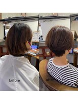 カミケン 方木田店(kamiken.)&nbsp;おさまるくせ毛ショート大人エアリー無造作【カミケン方木田店】