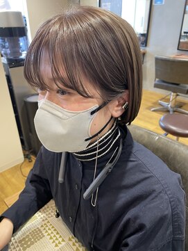 ソルト 海老名店(Salt) ミニボブ・グレージュカラー