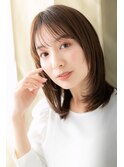 前下がりレイヤーカットシルキーベージュZ北浦和20代30代40代