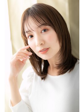 カバーヘア ブリス 北浦和(COVER HAIR bliss) 前下がりレイヤーカットシルキーベージュZ北浦和20代30代40代