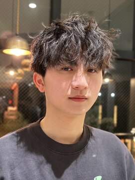 ファルファラ(farfara) 【farfara】メンズ/緩めパーマ（問屋町テラス）平松　伸一