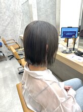 ピーディーヴィセオ 新さっぽろ店(PD VISEO) 切りっぱなしボブ×外ハネ