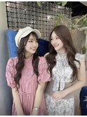 ペアでのご来店 プルシールエクステ 最新 トレンド