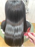 髪質改善/広がりコントロール/ナチュラルストレート/暗髪