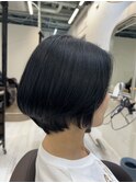 小顔ショート。
