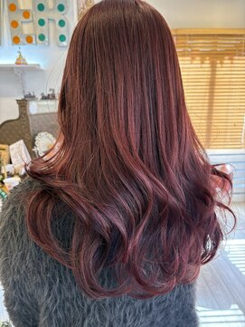 フラバー(flover) 【ブリーチなし濃いめピンクカラー】kanna