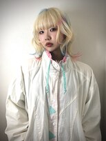 スリット(slit)&nbsp;ウルフカット×デザインカラー　ウルフカット/ハッシュカット