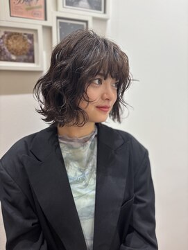 アッシュ 中目黒店(Ash) ボブ×ニュアンスパーマ