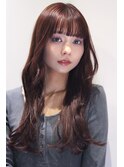 20代30代40代ピンクアッシュ髪質改善カラー艶感ストレート