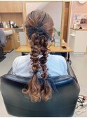 お呼ばれヘアセット♪