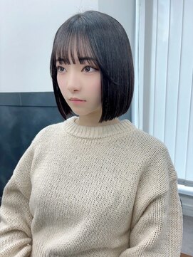 ネオリーブ クーロ(Neolive curro) 小顔タッセルボブ×美髪[ぱつっとボブ/縮毛矯正/横浜韓国]