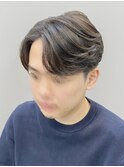 フェザーパーマセンターパートダウンパーマニュアンスパーマ韓国