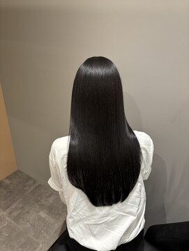 イオエ 西梅田(ioe) ブリーチなしカラー／髪質改善/ミルクティーベージュ/顔へア