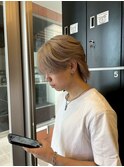 ブリーチ/ハイブリーチカラー/メンズカット/ハイトーン/ブロンド