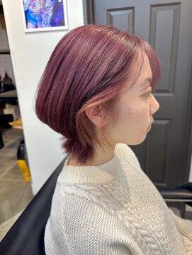 ラックセカンドスペース(LUCK 2nd SPACE) イヤリングカラー/ピンクカラー/ビンクベージュ/ブリーチ/U24