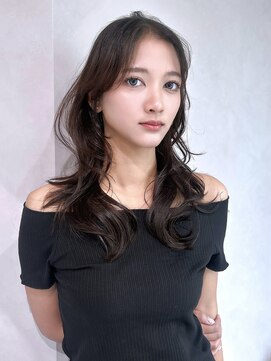 リアン バイ キートス(Lien by kiitos) ハッシュカット×ダークグレージュ