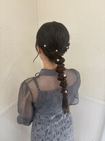 アップル(APPLE)&nbsp;編みおろしスタイル