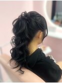 ガーリースタイル/心斎橋/ヘアメ/セットサロン