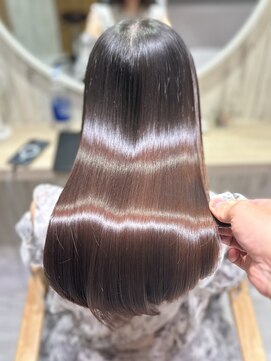 ナル 新宿(nalu) nalu新宿/髪質改善/縮毛矯正/METEO/透明感/インナーカラー/新宿