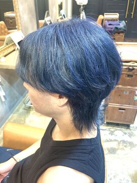 ブルーカラーブリーチカラーダブルカラー