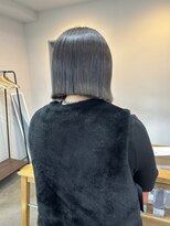 ペイジヘアー(paige hair)&nbsp;グレージュカラー／切りっぱなしボブ