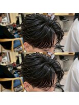 アイトーキョープラスシー 横浜(AI TOKYO+Sea) 横浜/高島町/フェザーパーマ/毛流れパーマ/センターパート